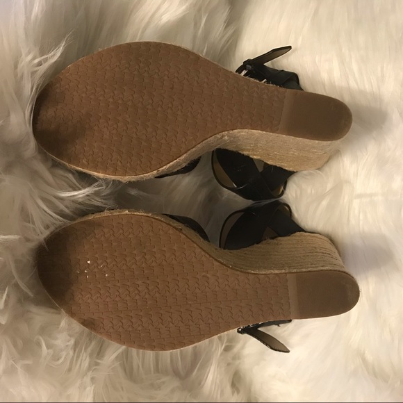 Michael Kors Kady Black Leather Wedge (Size 8.5) - Picture 6 of 8